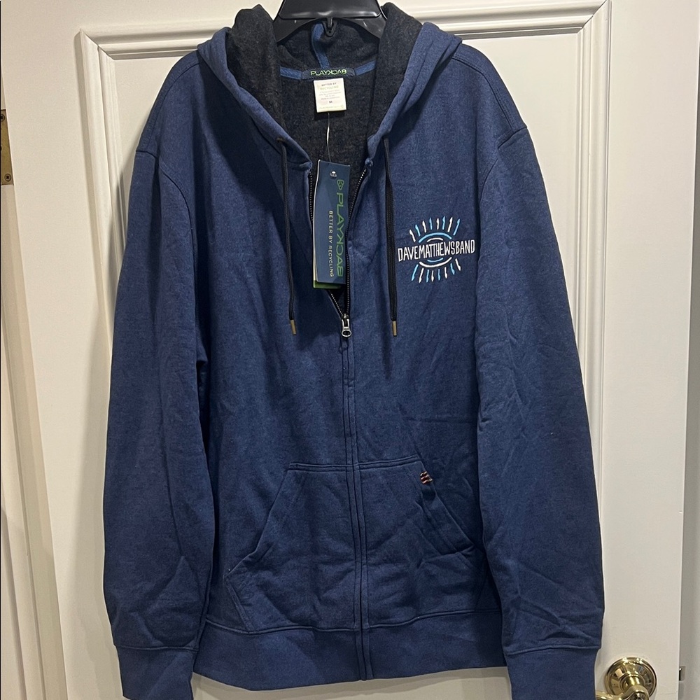 Blue Hoodie Dave Mathew's Band